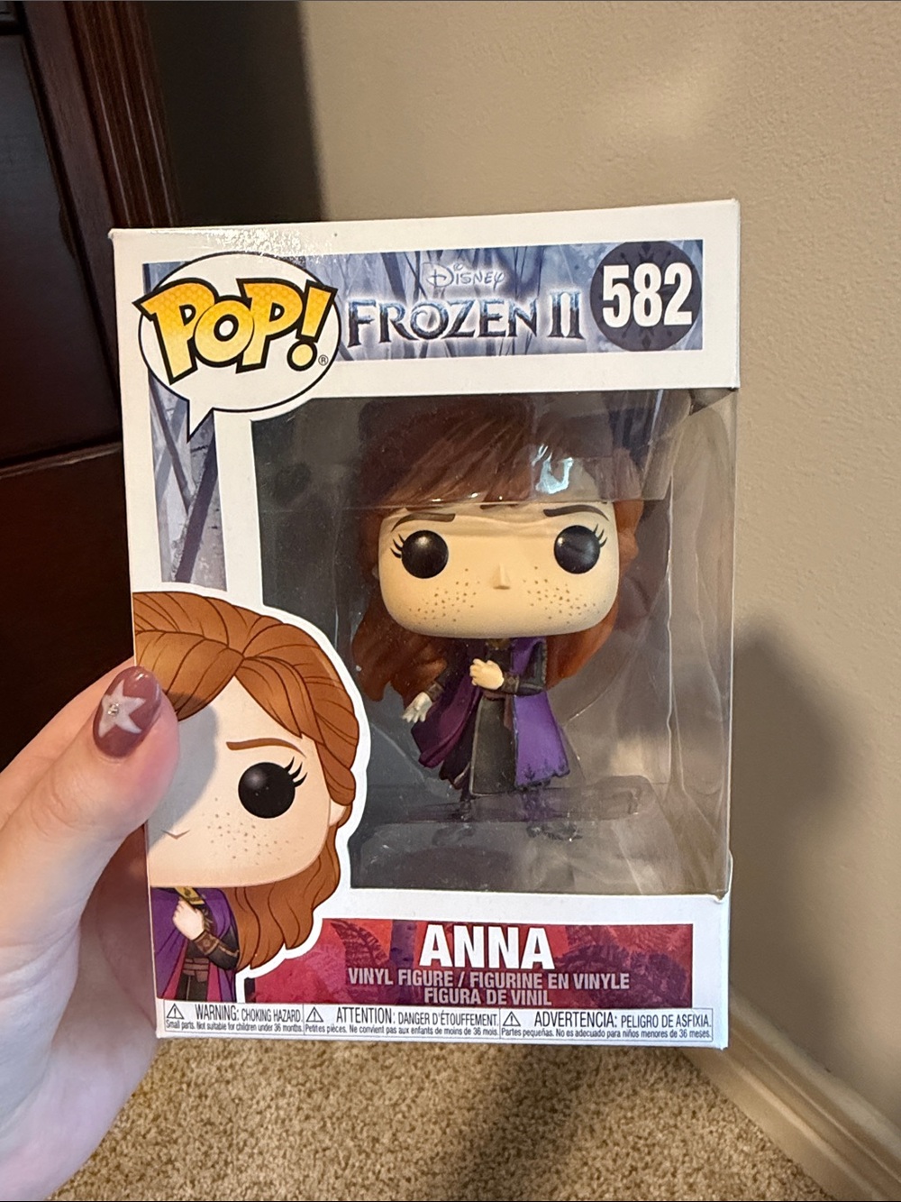 Funko POP! Anna Vinyl Figure - Purple and Brown